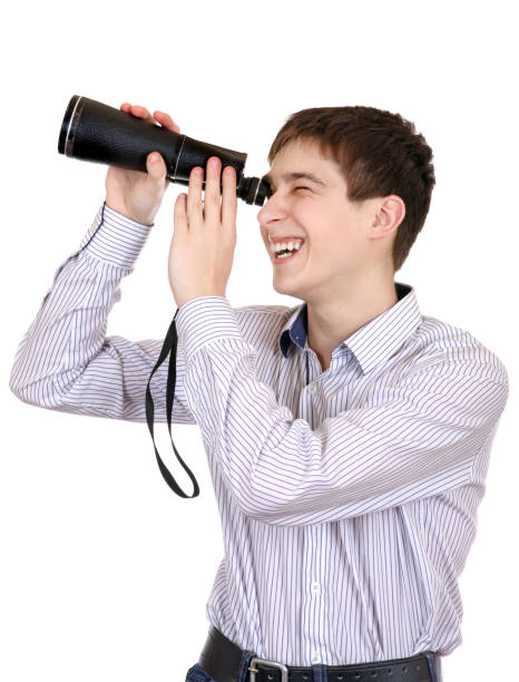 istock Teenager with Monocle 1396810894