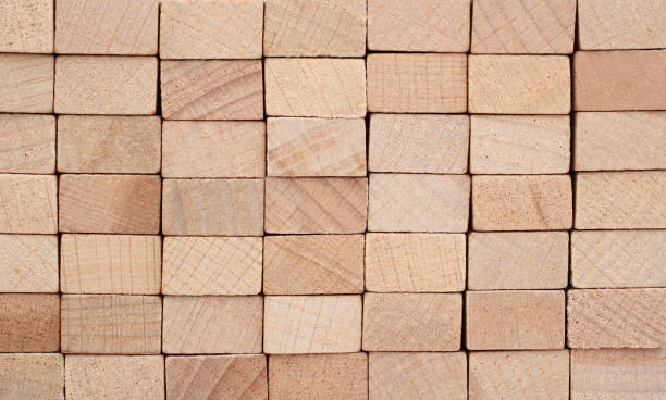 A background made of wooden block