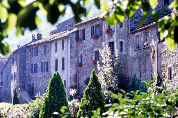istock Old village houses 1396811887