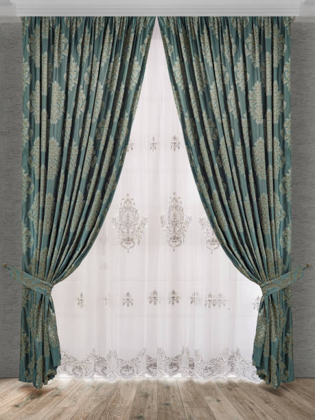 istock A beautiful curtain with a catch. 1396814009