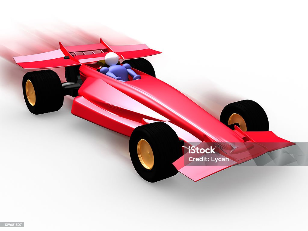 open-wheel single-seater racing car 3d Formula Activity Stock Photo