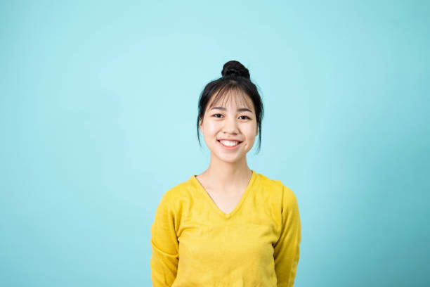 istock Young Asian woman smile confidently and proud 1396815568