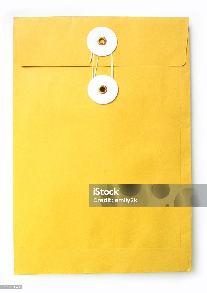 Envelope - Foto de stock de Amarelo royalty-free