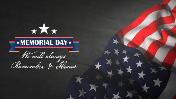 istock Memorial Day US Flag 1396816858