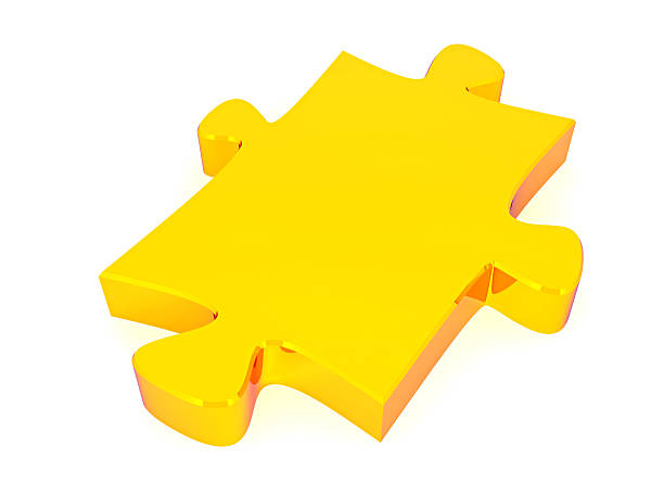 Golden Puzzle stock photo