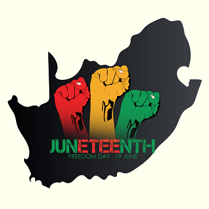 Juneteenth day. Annual African-American holiday, Freedom and emancipation day in 19 June