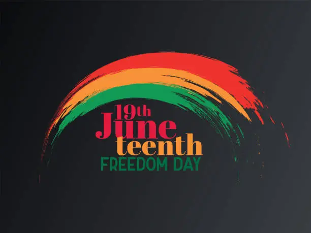 Vector illustration of Juneteenth day