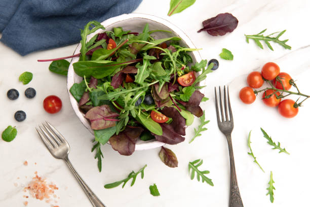Grand salad with tomato