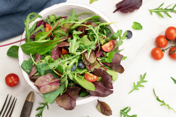 Grand salad with tomato