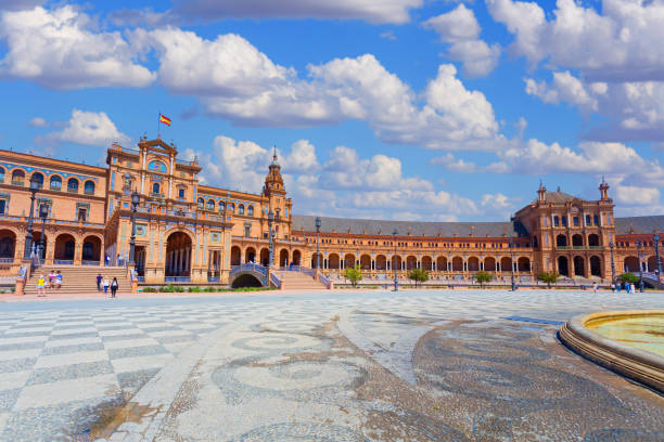 istock Plaza de Espana in Sevilla, Spain 1396830082