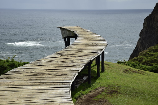 Muelle de las Almas (Dock of Souls) at Cucao - Chiloe Island, Chile.