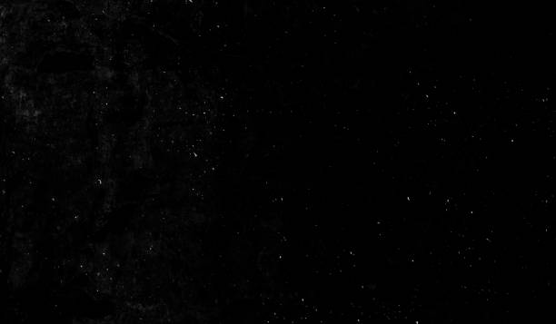 istock Isolated Dust Dirt Particles Salt Snow Powder Spray. Authentic Black Rough Grunge Distressed Overlay Texture Surface. 1396838215