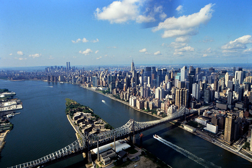 vue aérienne new york city