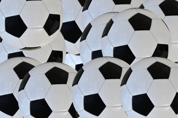 istock Soccer ball background 1396844212