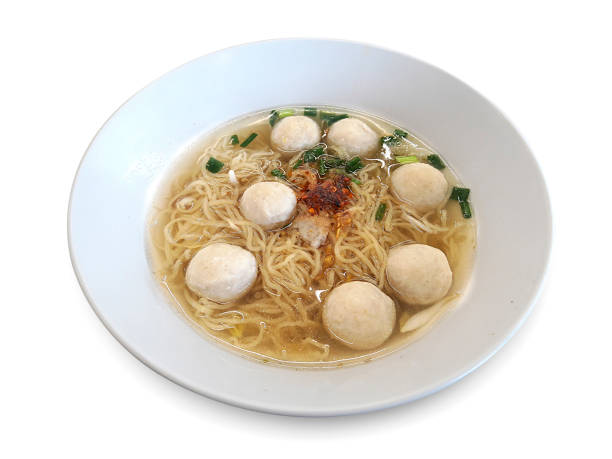 istock Noodles in the Thailand isolated on white background 1396844894