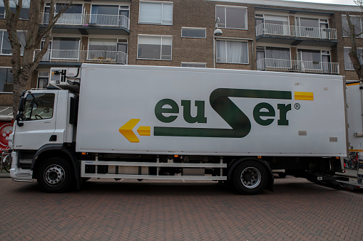 Euser Company Truck At Amsterdam The Netherlands 29-3-2022