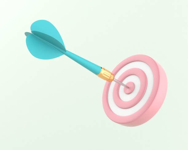istock Dart Hit to Center of Dartboard 1396850545