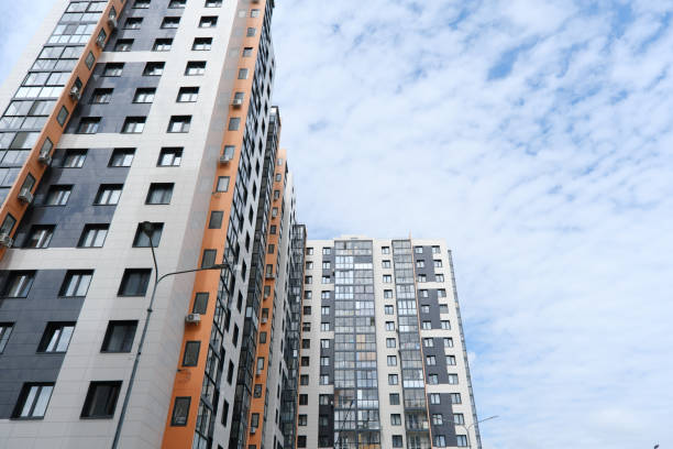 istock Residential skyscraper against the sky 1396851624