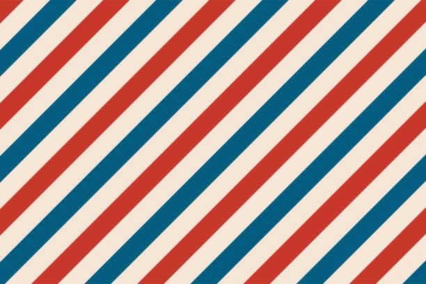 istock Horizontal geometric stripe banner media cover template. Vintage Blue background vector illustration 1396851698