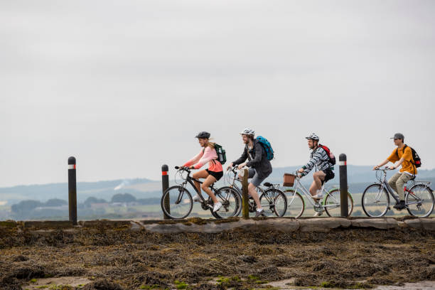 istock Enjoying a Bike Ride with Friends 1396857664