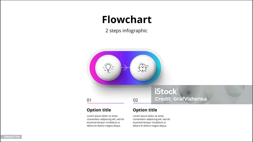 2 Step Process Layout Business 2 Step Process Chart Infographic Circular Corporate Workflow ...
