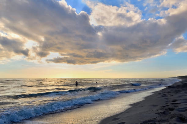 istock beautiful seaside landscape at dawn under cloudy sky 1396859078