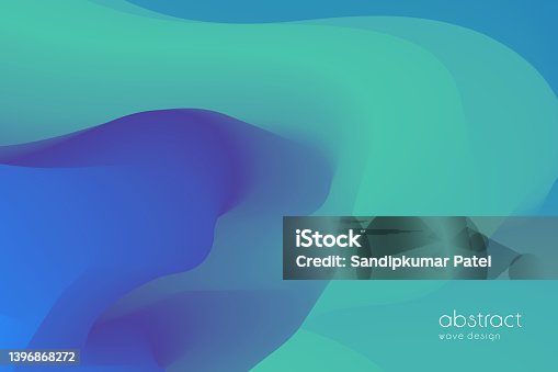 istock Abstract background with dynamic effect. Creative design with vibrant gradients. 1396868272