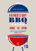 istock Father’s Day BBQ Invitation Template. 1396868730