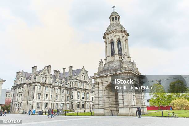 Dublin Ireland 04102022 The Trinity College Dublin The University Of Dublin Ireland Stock Photo - Download Image Now