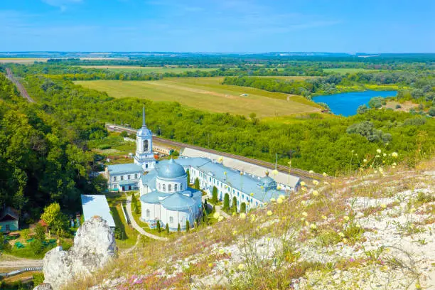 Holy Assumption Divnogorskiy Monastery. Divnogorye, Voronezh oblast, Russia