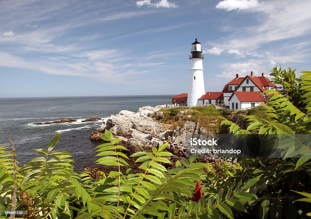 Portland Head Light - Foto de stock de Arquitetura royalty-free