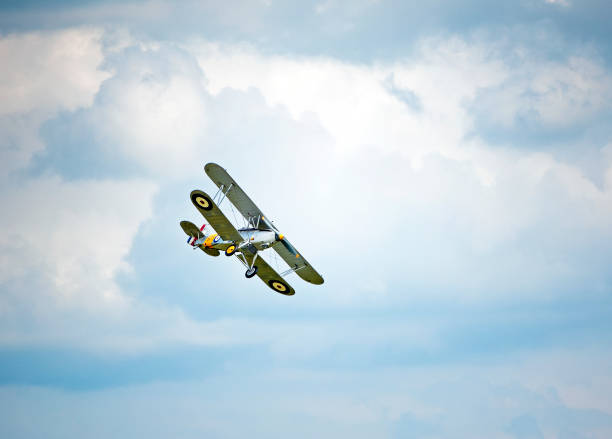 Hawker Nimrod Biplane banking