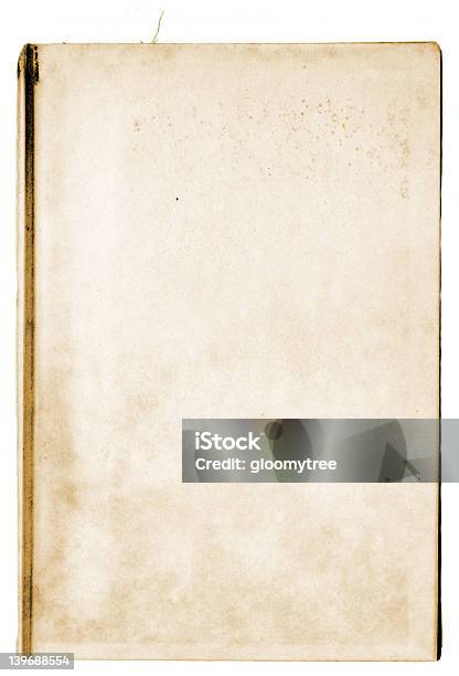 Grunge Page From Old Book Stock Photo - Download Image Now - Aging Process, Antique, Book