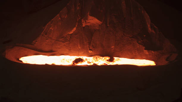 istock Molten iron in the sand 1396892651