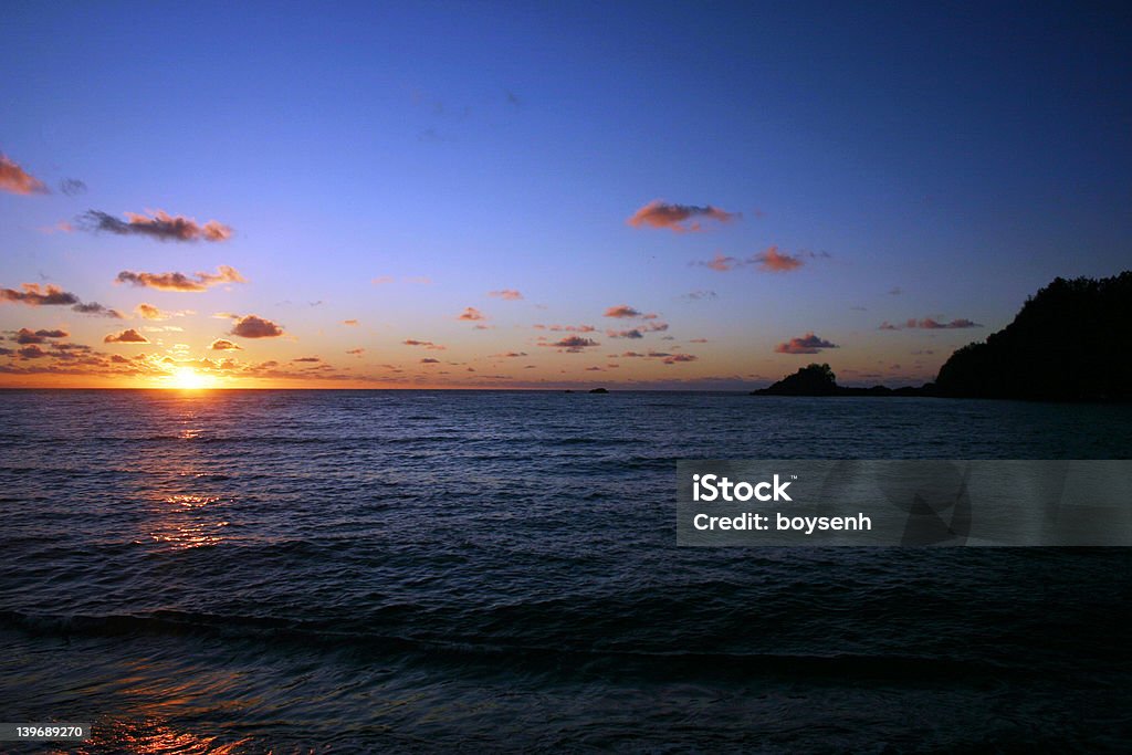 Alba, Hana, Maui, Hawaii - Foto stock royalty-free di Acqua