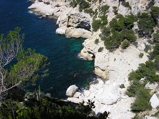 calanques de luminy in Marseille