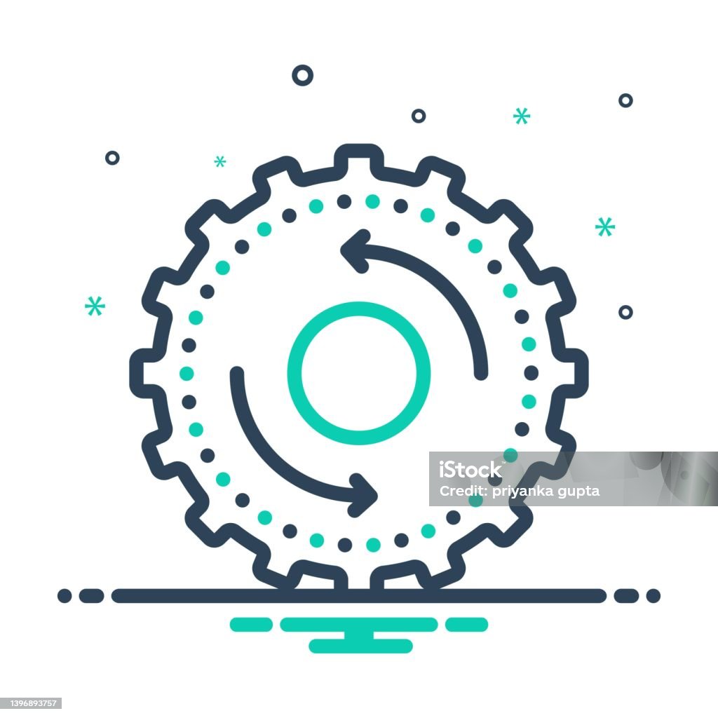 Process Repeat Logo Re Process Stock Illustration - Download Image Now - Logo, Update ...
