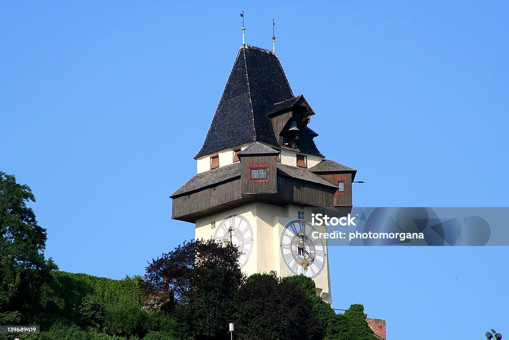 Torre de Relógio-Graz - Royalty-free Antigo Foto de stock