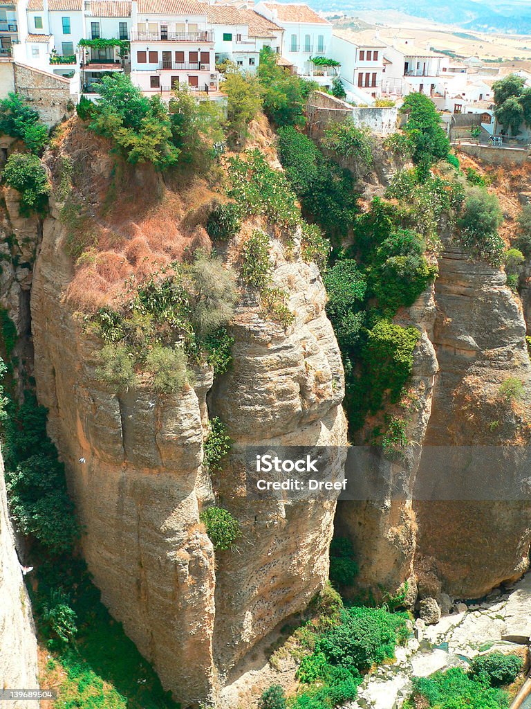 Ronda canyon-Espanha Andalousia - Royalty-free Aldeia Foto de stock