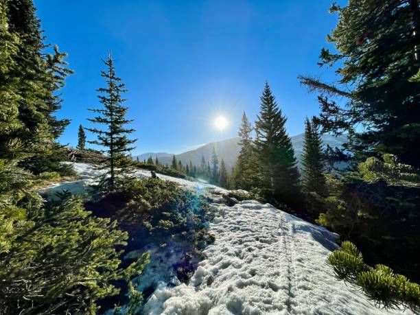 breckenridge, colorado - boulder lake - fotografias e filmes do acervo