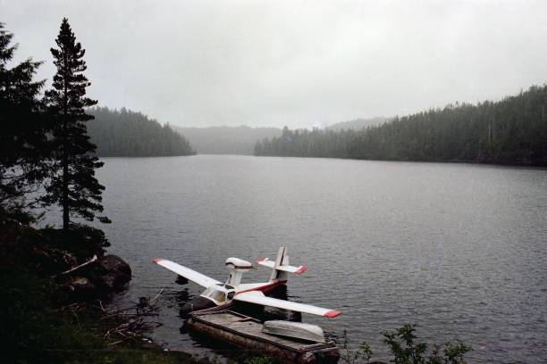 istock Seaplane weathered in on Toquaht Lake 1396895231