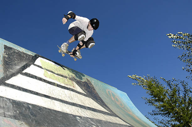 skateboarder stock photo