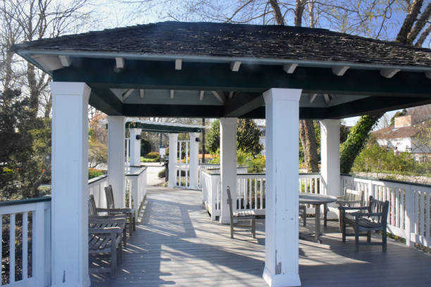 istock Gazebo suite/complex in arboretum 1396896646