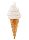 istock Vanilla Soft Serve Ice Cream Cone 1396897706