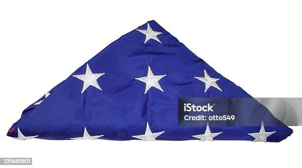 Folded Us Flag Stock Photo - Download Image Now - Folded, American Flag, Flag