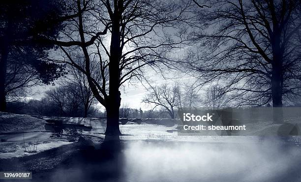 Silver Mist Stock Photo - Download Image Now - Aura, Back Lit, Dawn