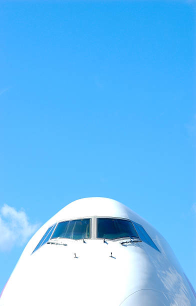 jumbo jet stock photo