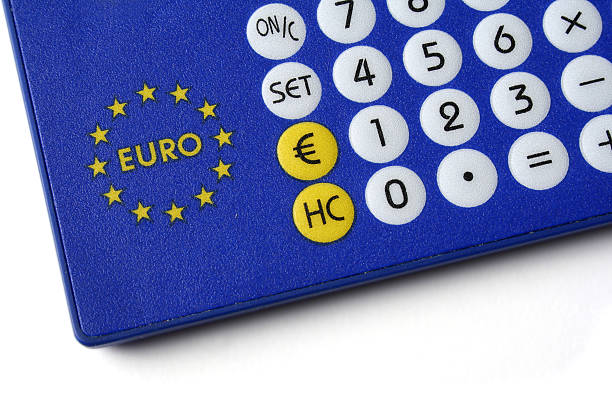 Cтоковое фото Евро-конвертер валют
