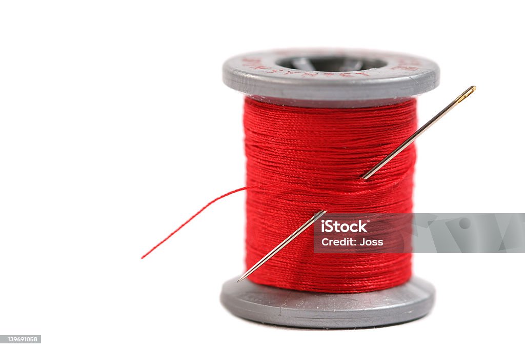 Spool of Thread Isolated spool of thread Art And Craft Stock Photo