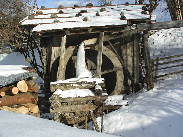 water mill stock photo